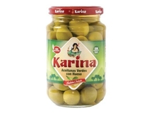 Trái olive xanh nguyên hạt Karina 360g/200g