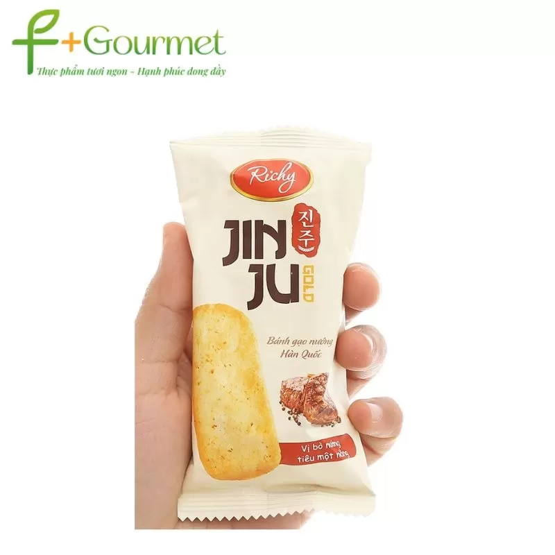  Bánh Gạo JinJu Richy Vị Bò Nướng Tiêu 134.4g mua ở đâu
