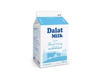 Sữa tươi Đà Lạt Milk thanh trùng nguyên chất 180 ml