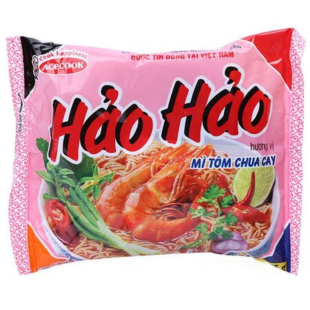 Mì Hảo Hảo tôm chua cay gói 75g (Thùng 30 gói)