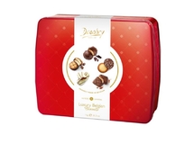 Bánh quy Desobry Luxury Belgian Biscuits mix 5 vị 420g hộp đỏ