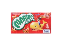 Bánh Marine Boy vị tôm nướng môi đỏ hộp 32g