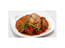 Cá trắm đen kho riềng + thịt ba chỉ