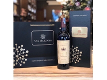 Túi giấy SanMazano màu xanh