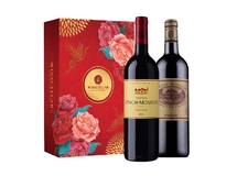 Hộp giấy Winecellar 1 chai dạng gấp màu đỏ