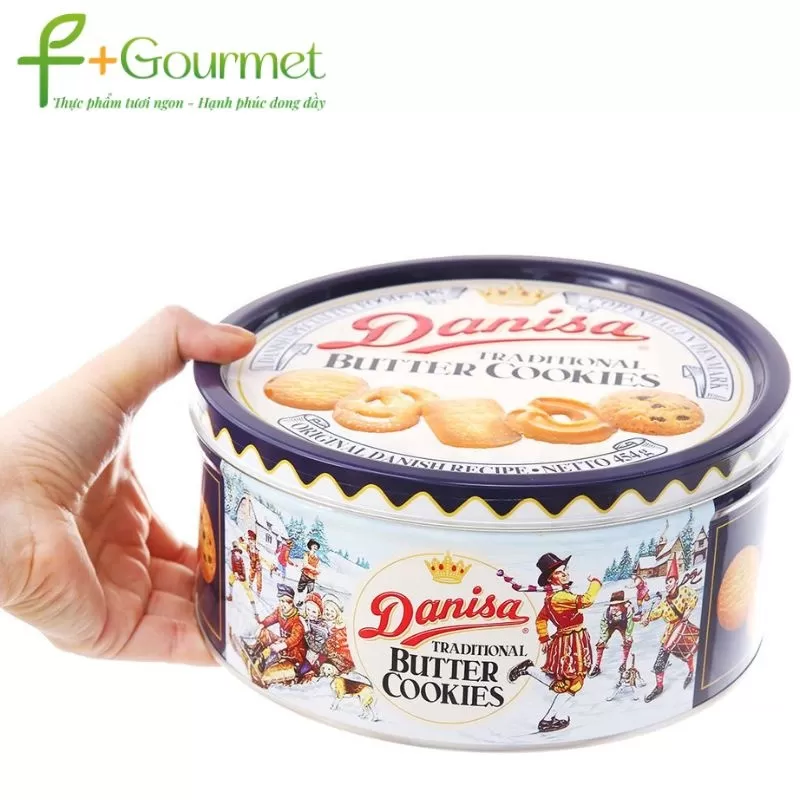 Bánh quy bơ Danisa hộp 454g chính hãng