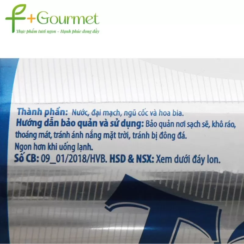 Bia Tiger Crystal Bạc lon 330ml giá tốt