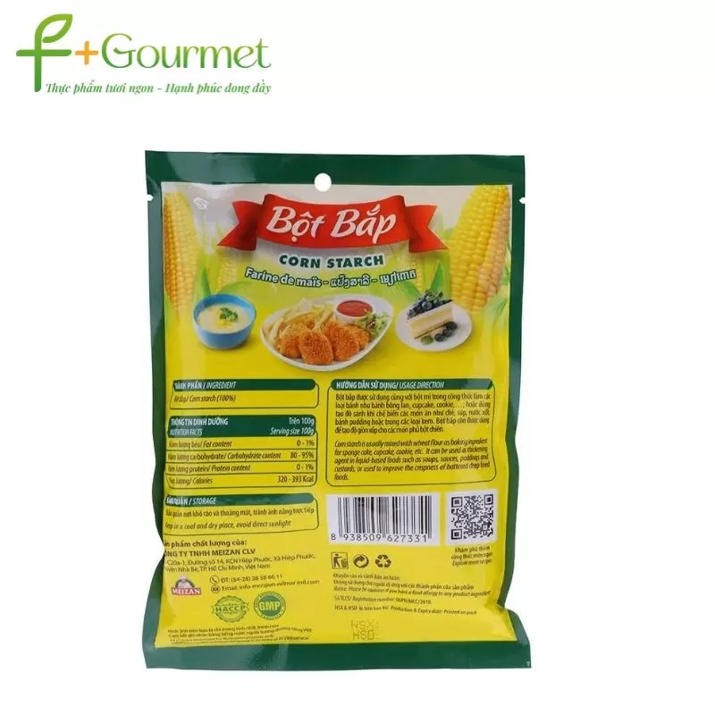 Bột Bắp Meizan 150g chính hãng