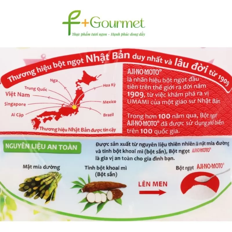 Bột ngọt Ajinomoto cánh to gói 400g Nhật Bản